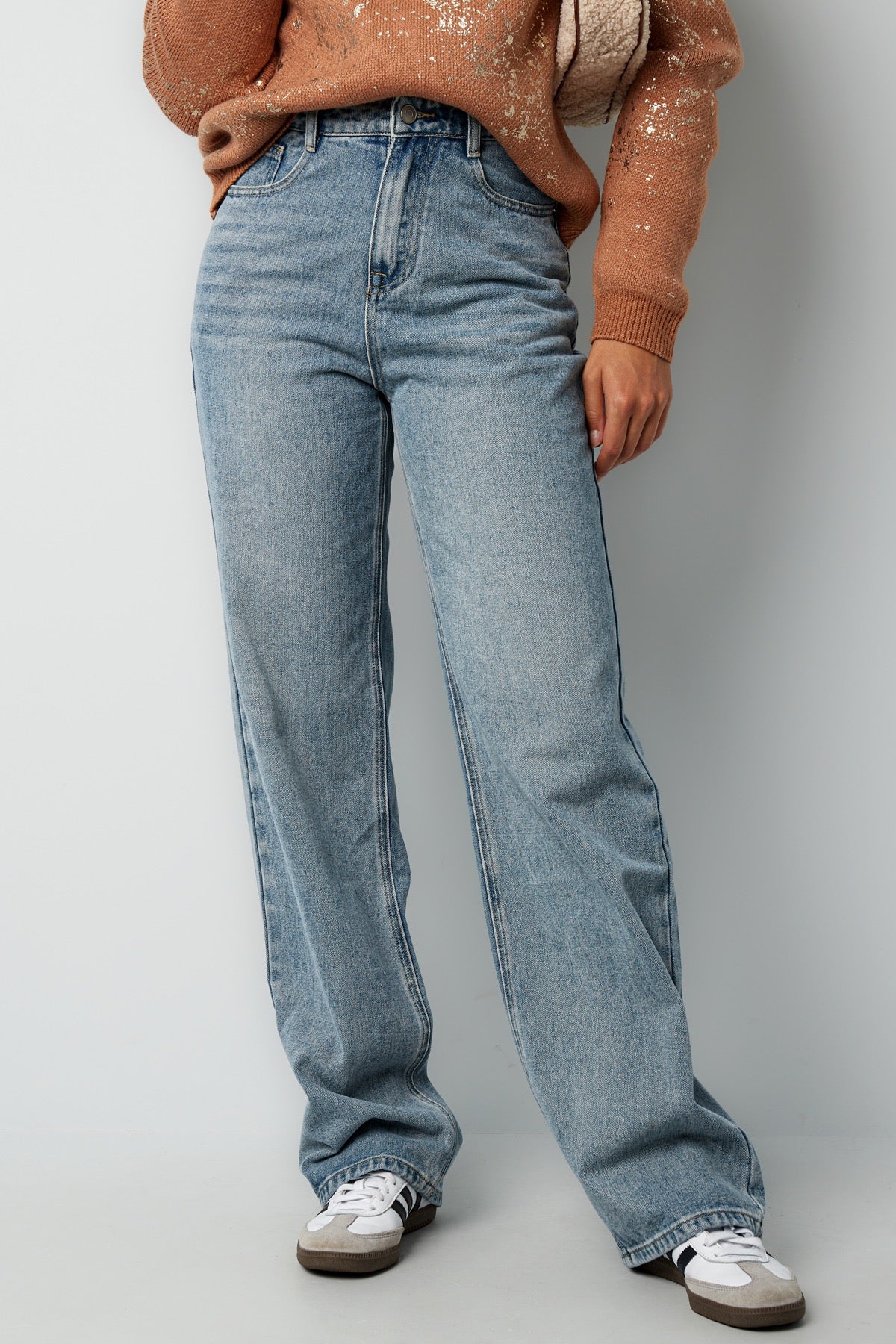 Denim Loose Jeans  - Lichtblauw