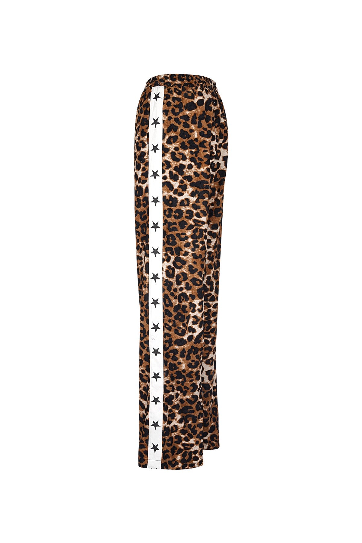 Wild Leopard Broek met Streep - Bruin