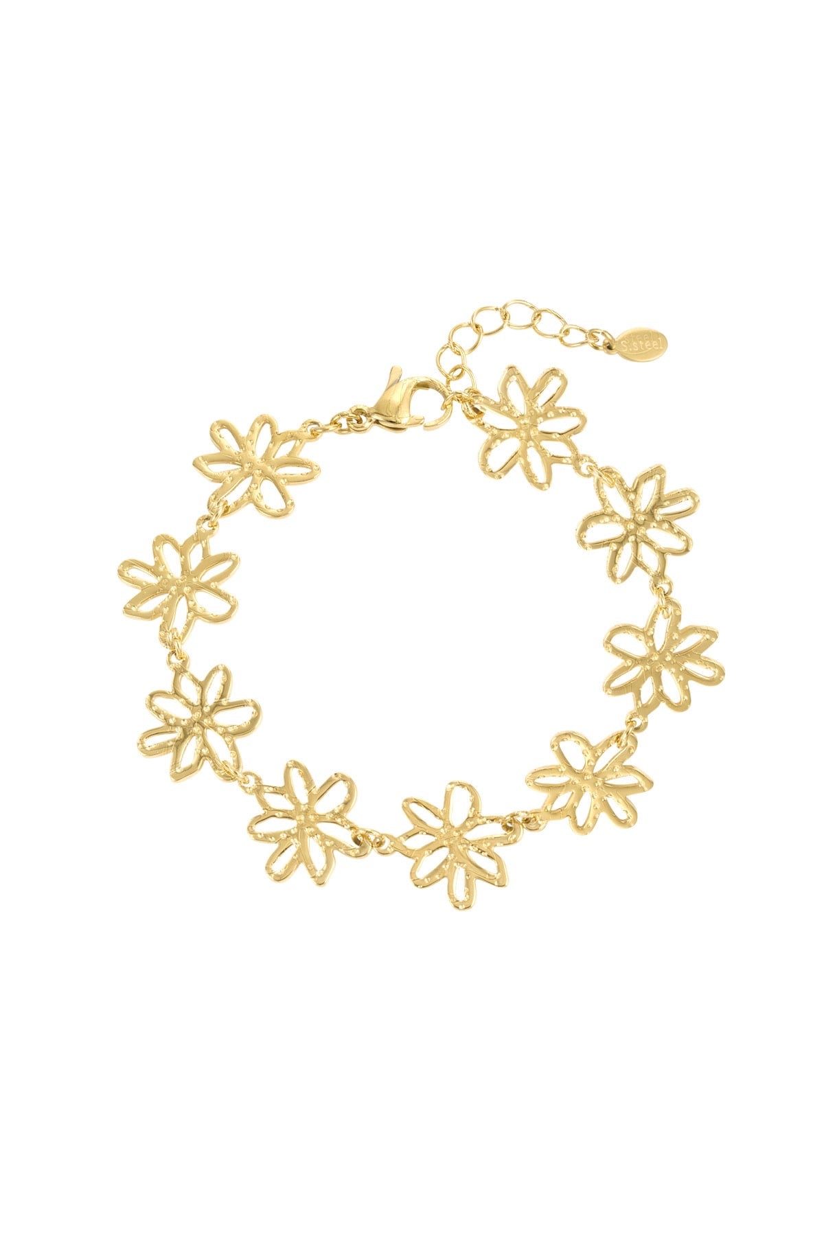 Flower Party Armband - Goud