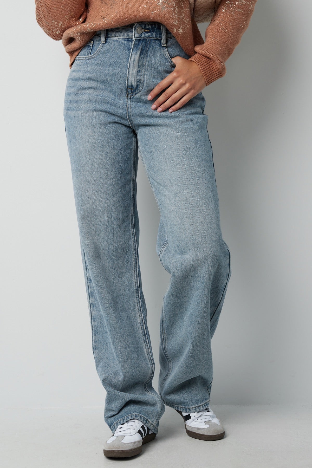 Denim Loose Jeans  - Lichtblauw